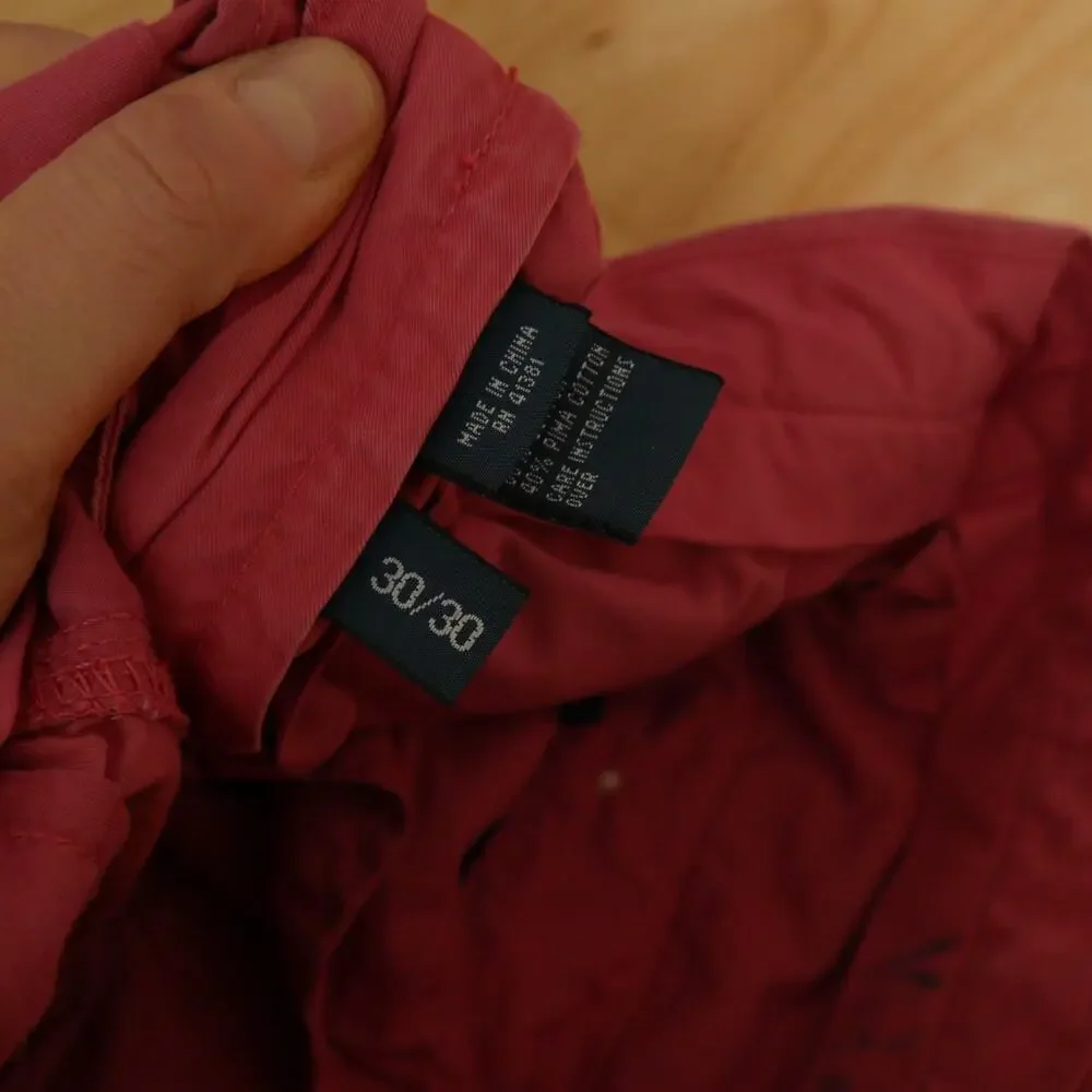 Polo Ralph Lauren Suffield Pant 30 30 Chinos Pink Red New England Preppy‎ Summer